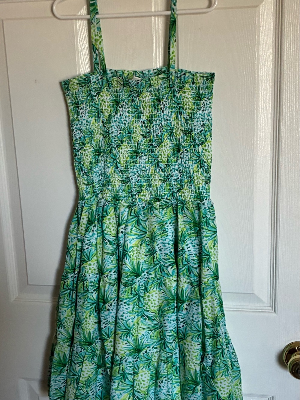 Janie and Jack Green and Teal Tropical Sundress